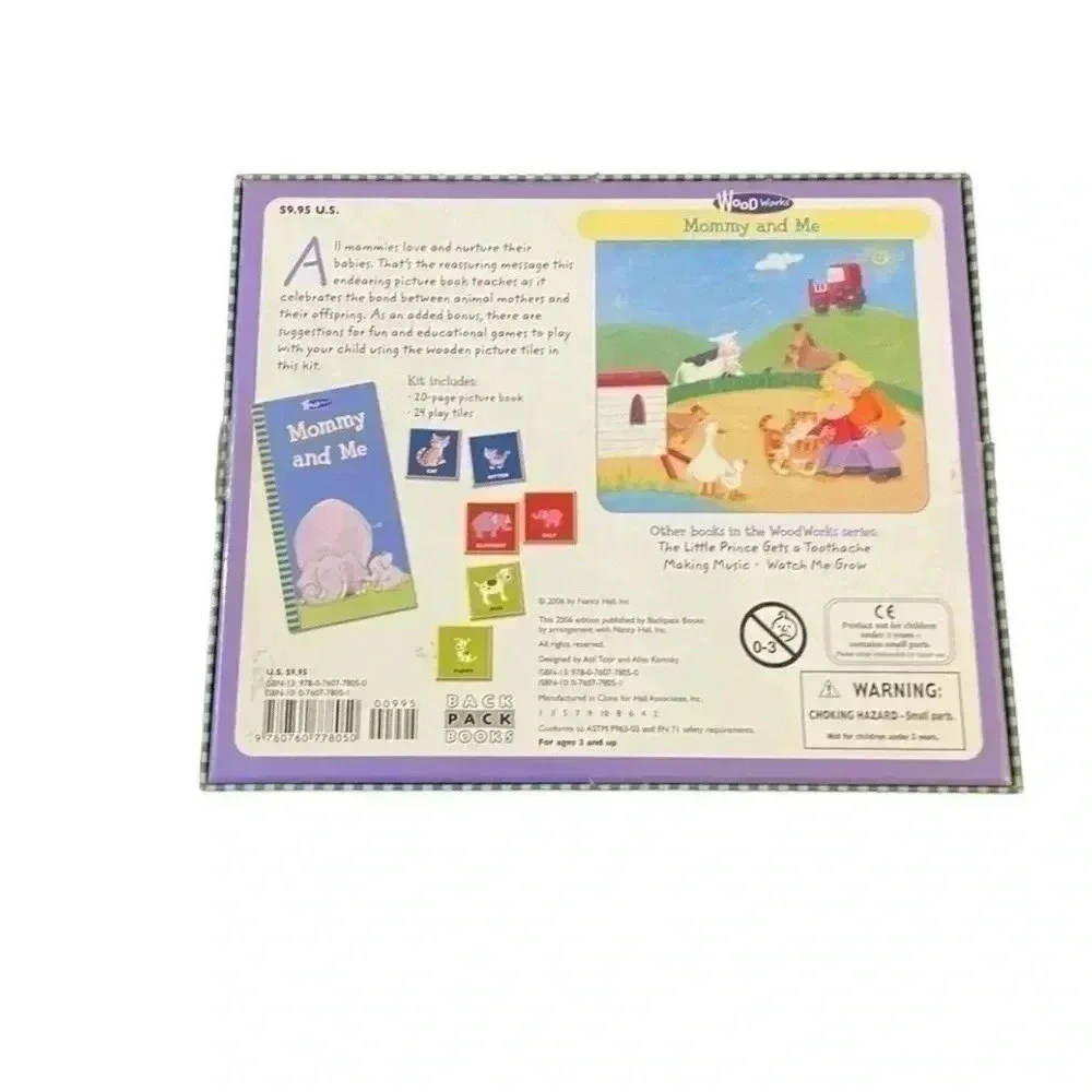 Mommy & Me Book & Play Tiles Fun Learning Educational Book